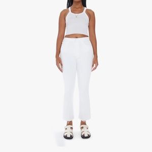 NWT MOTHER JEANS THE HUSTLE ANKLE FRAY size 24